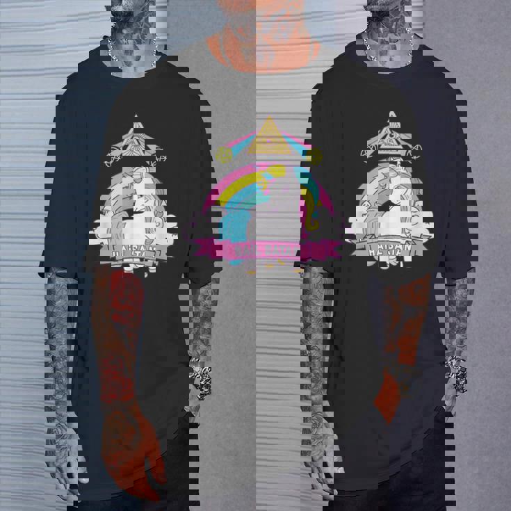 Unicorn Hailatan Devil Death Metal Rainbow Ocult Tシャツ 彼への贈り物