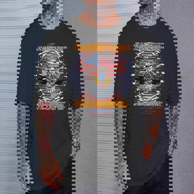 Uss Cvn-65 エンタープライズ、飛行機、航空 Tシャツ 彼への贈り物