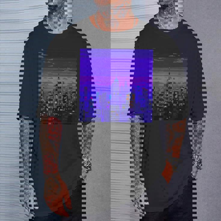 Vaporwave レトロゲーミングピクセルアート Tシャツ 彼への贈り物