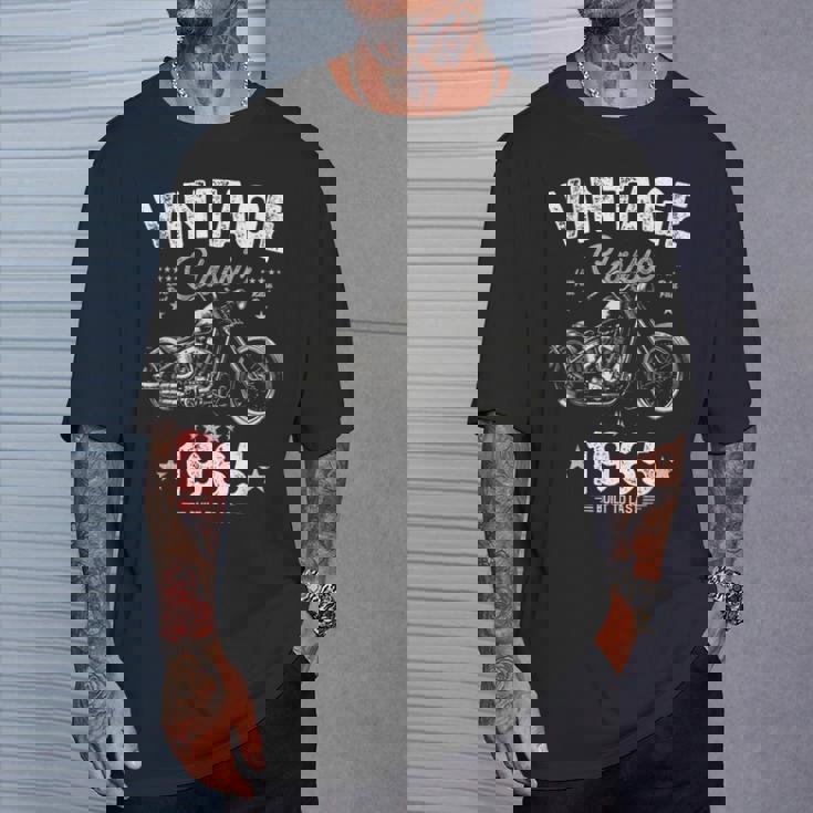 Vintage Born 1965 60Th Birthday クラシック レトロ バイク Tシャツ 彼への贈り物