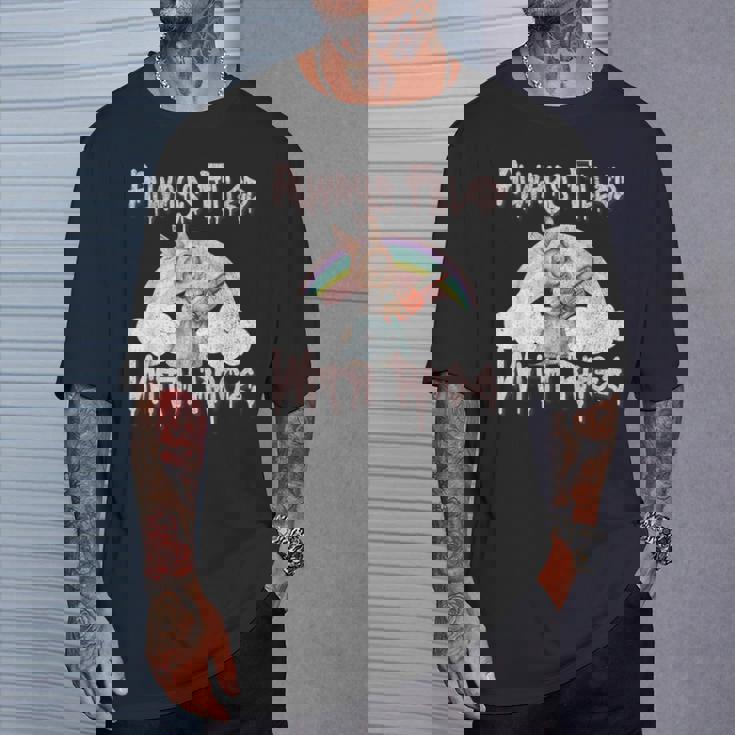 Vintage Chainsaw Bunny Rage Horror Movie Graphic Tシャツ 彼への贈り物