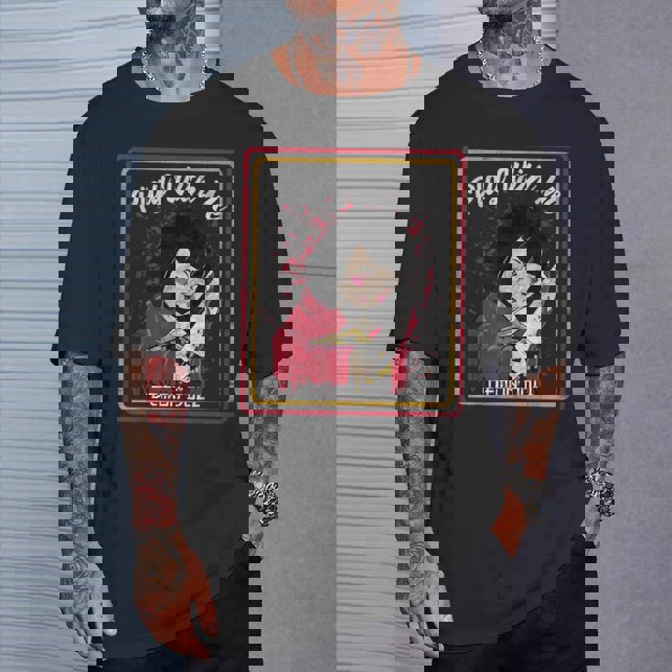 Vintage Horror Play With Me Haunted Ichimatsu Doll Tシャツ 彼への贈り物