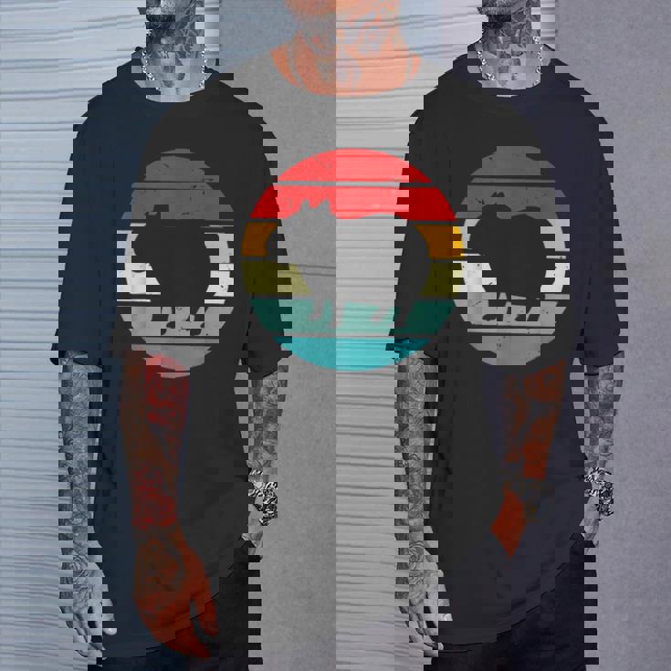 Vintage Retrounset Capybara Tシャツ 彼への贈り物