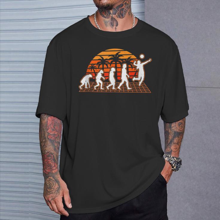 Vóleibol Evolución Retroolleyballoleibol De Playa In Mangas Camiseta unisex Regalos para él