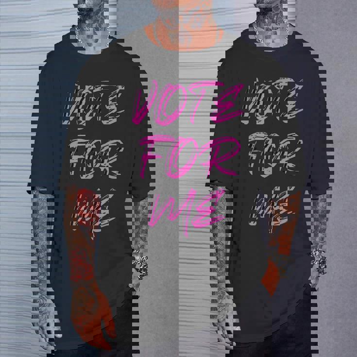 Vote For Me 選挙日 生徒会アパレル Tシャツ 彼への贈り物