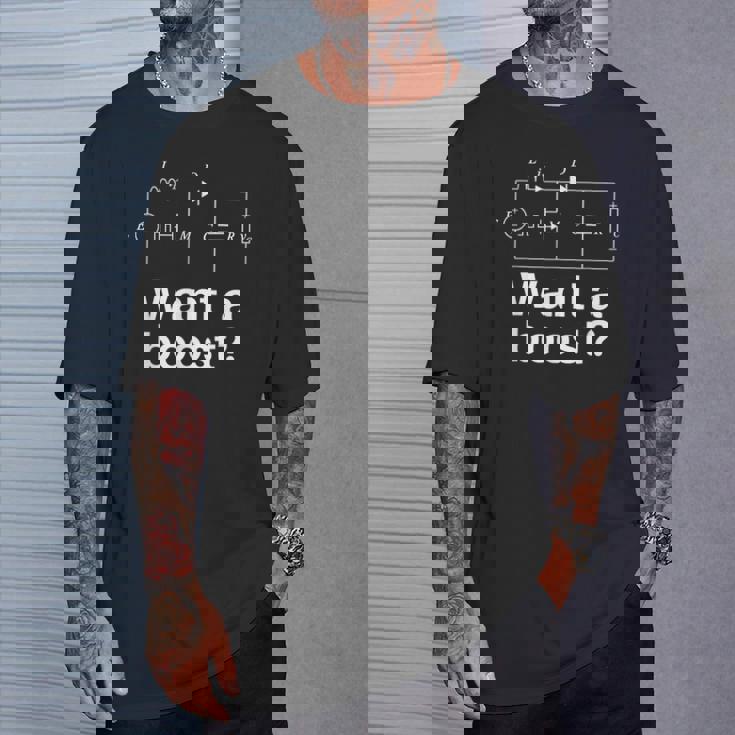 Want A Boost おもしろ電気エンジニア 電気技師 サーキット Tシャツ 彼への贈り物