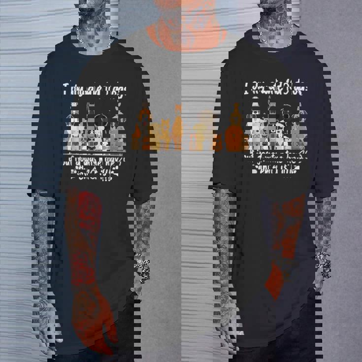 I Wanted Only Wanted 10 Dogs But If God Want Me Have 20 Then 40 Tシャツ 彼への贈り物