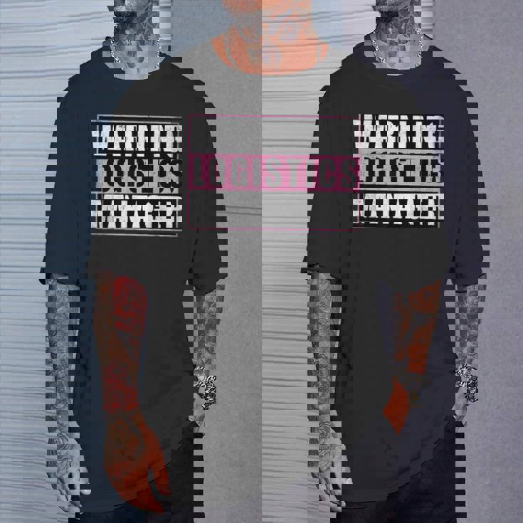Warning Logistics Manager Tシャツ 彼への贈り物