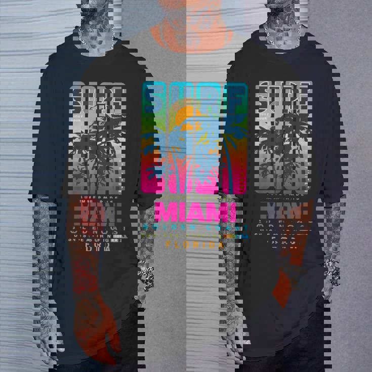 Wear Miami Florida Miami Colorfulunrise Graphic Tシャツ 彼への贈り物