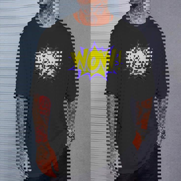 Wow Wow Dad Mom メンズ レディース ボーイズ ガールズ ファニーギフトtシャツ Tシャツ 彼への贈り物