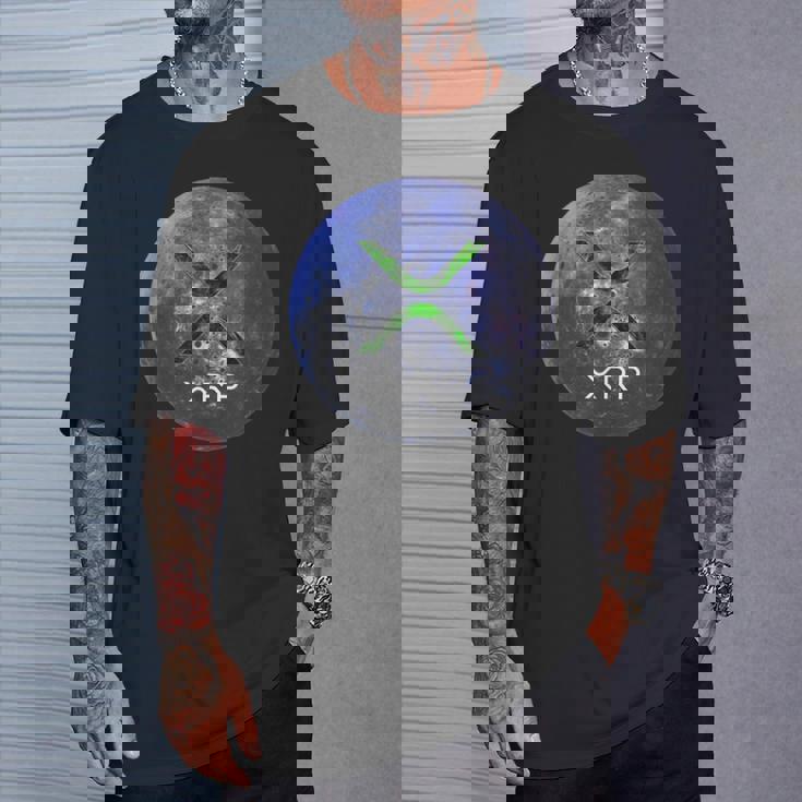 Xrp 極月 リップル 暗号通貨 デジタルコイン Tシャツ 彼への贈り物