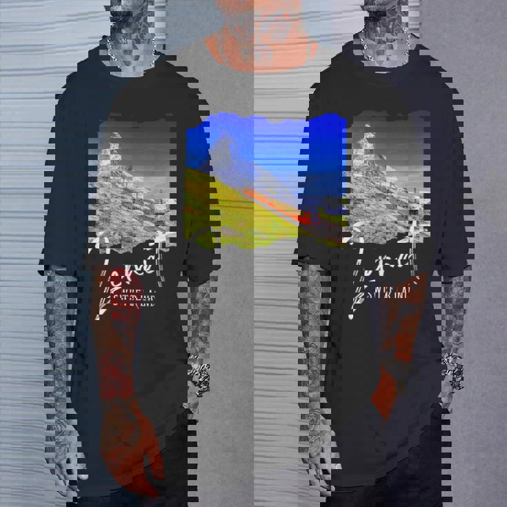 Zermatt お土産 マッターホルン ツェルマット Tシャツ 彼への贈り物