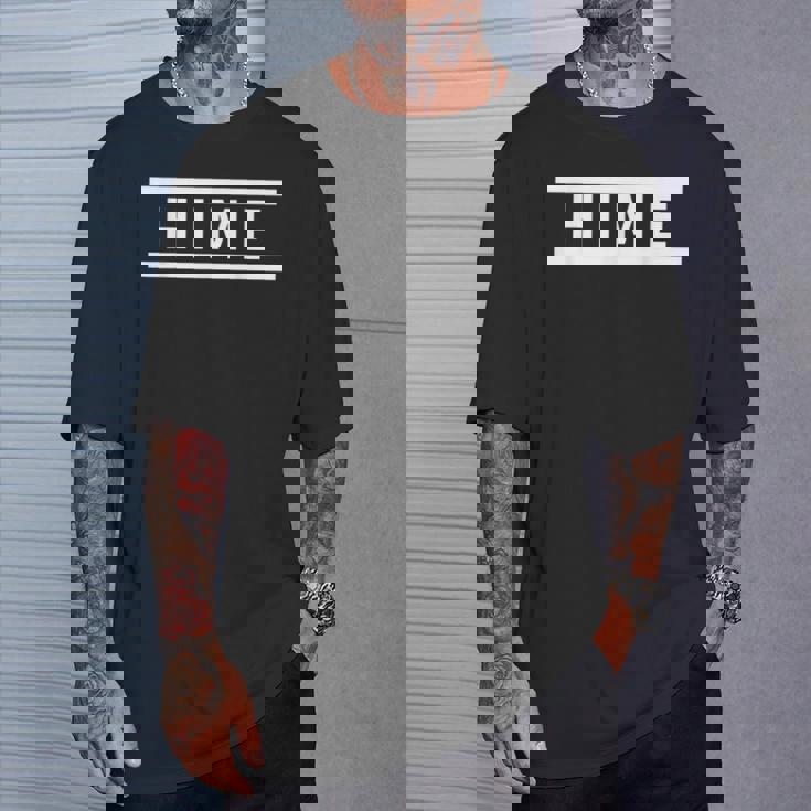 「Hime」ヘボン式「ひめ」「ヒメ」下の名前 ローマ字 名入れ 名乗り ラテン文字 綴り Tシャツ 彼への贈り物