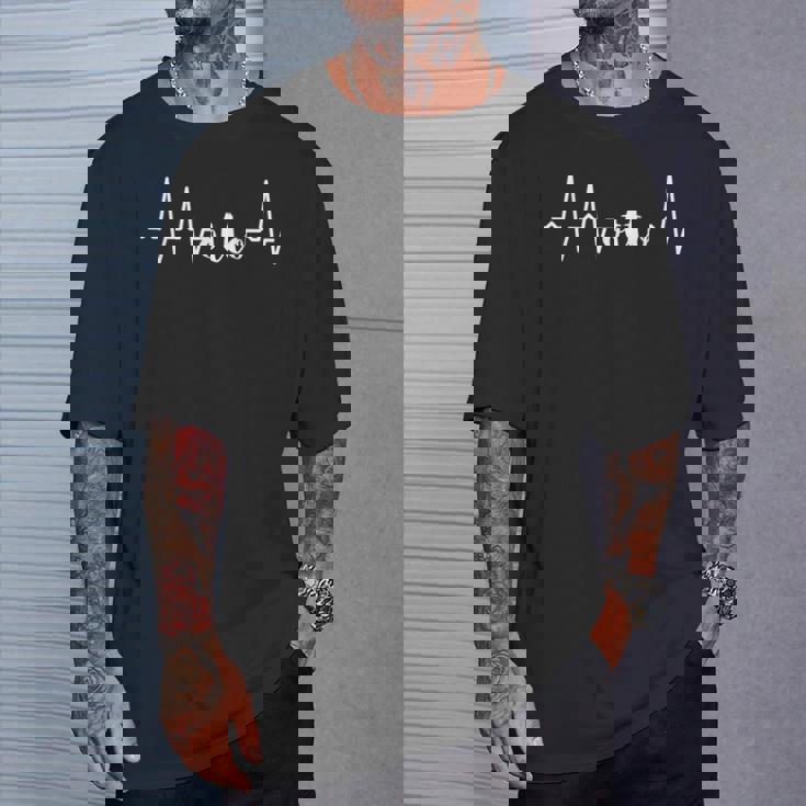 【Otto】心電図 ハートビート 夫好き おっと 夫婦お揃い 結婚祝い カップル ペアルック おもしろ ペア ネタ Tシャツ 彼への贈り物