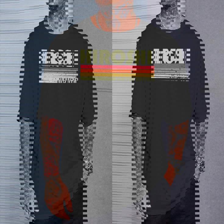 【ひろし ヒロシ】名前 名字 家族お揃い ギャグ ネタ ウケ狙い 贈り物 ギフト 面白い おもしろ Tシャツ 彼への贈り物