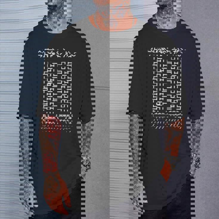 【今日何食べようかな 串カツ】あみだくじ 日本食 遊び心 おもしろ 面白い ユーモア ネタ ウケ狙い 笑える 変な Tシャツ 彼への贈り物