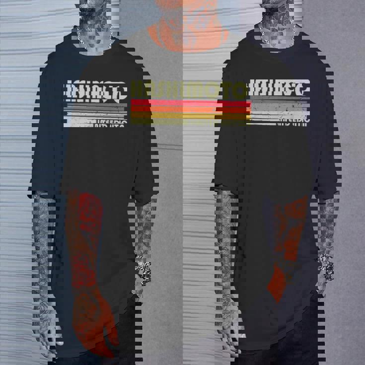 【橋本 橋元 はしもと】名前 名字 家族お揃い ギャグ ネタ ウケ狙い 贈り物 ギフト 面白い おもしろ Tシャツ 彼への贈り物