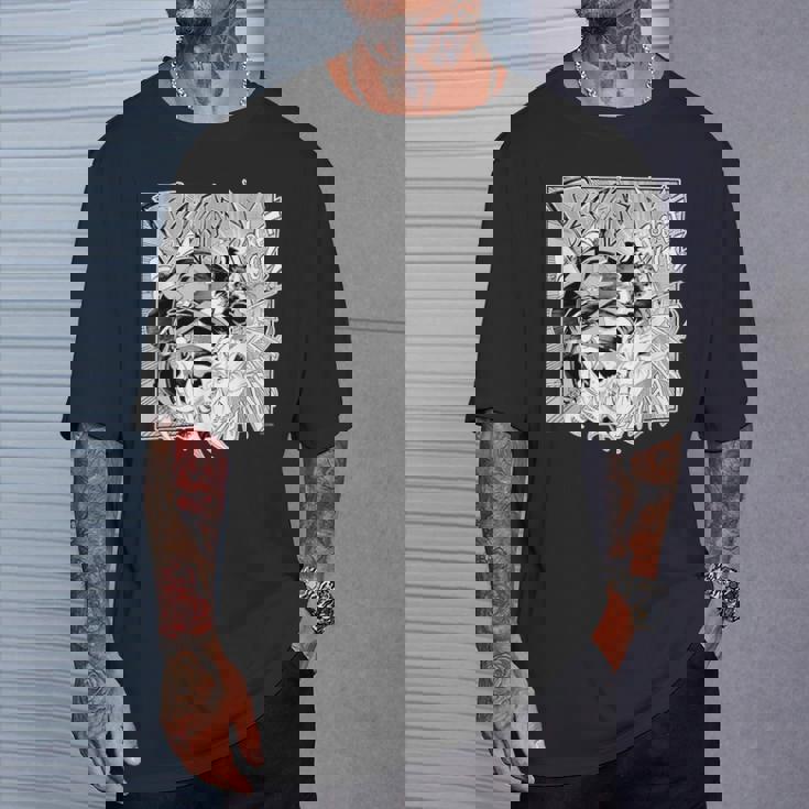 【百鬼あやめ】『ヤマト神想怪異譚』漫画コマtシャツ（本人セレクト 英語） Tシャツ 彼への贈り物