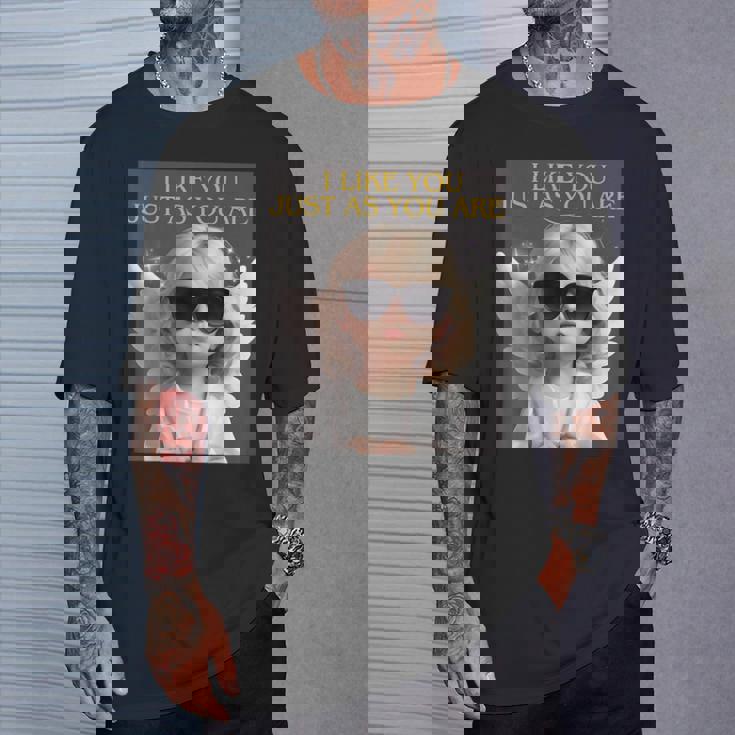 ありのままのあなたが好きだよ。 Tシャツ 彼への贈り物