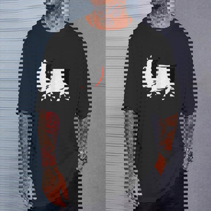 い〜ぬ 白 Tシャツ 彼への贈り物