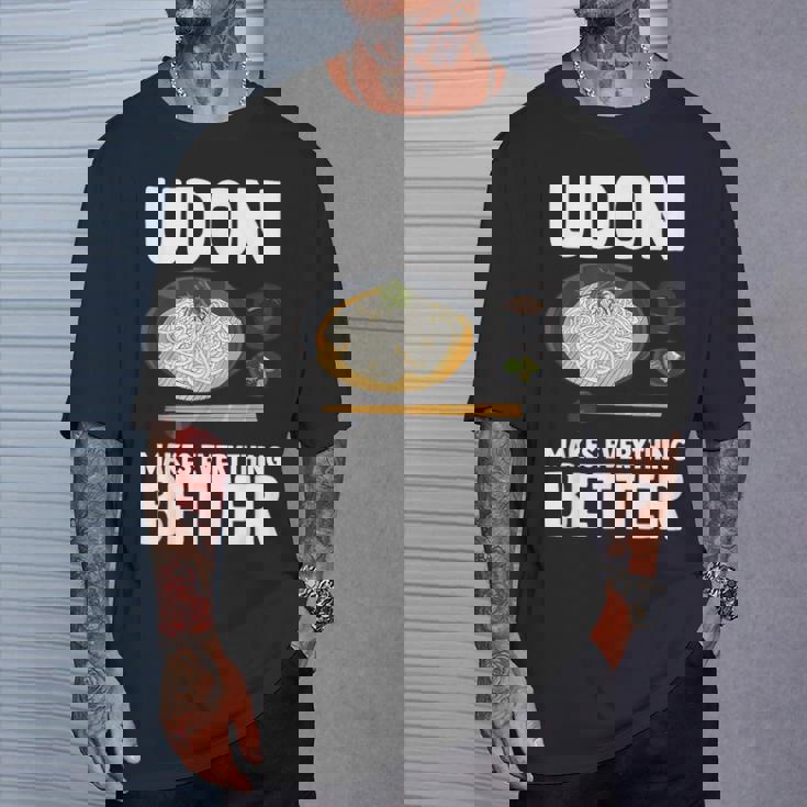 うどん 麺 和食 おもしろ Tシャツ 彼への贈り物