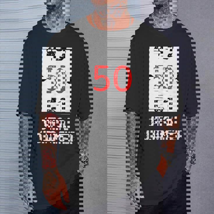 おもしろい 50歳の誕生日 オールドメーター 50歳 50歳 誕生日 50歳 50歳 Tシャツ 彼への贈り物