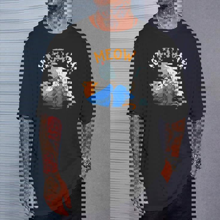 おもしろい柔術猫 柔術愛好者 柔術猫 Tシャツ 彼への贈り物