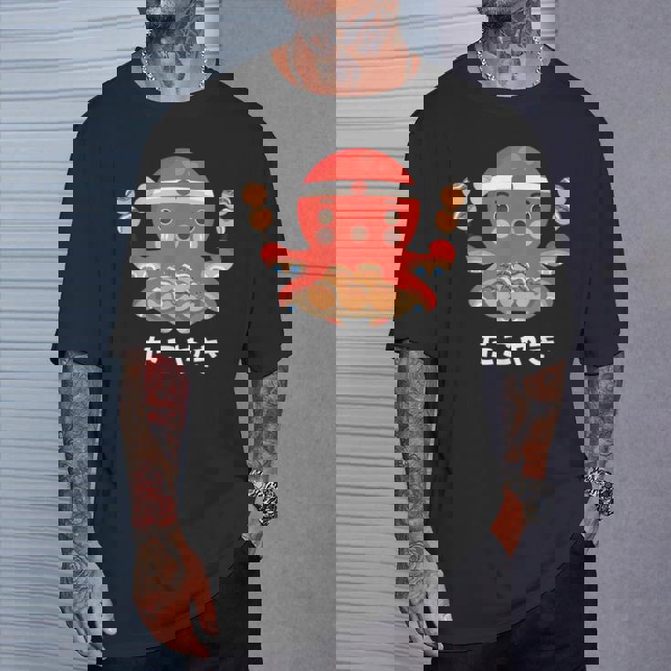 おもしろたこ焼き 和 大阪 日本 食品 ひらがな レターティー Tシャツ 彼への贈り物