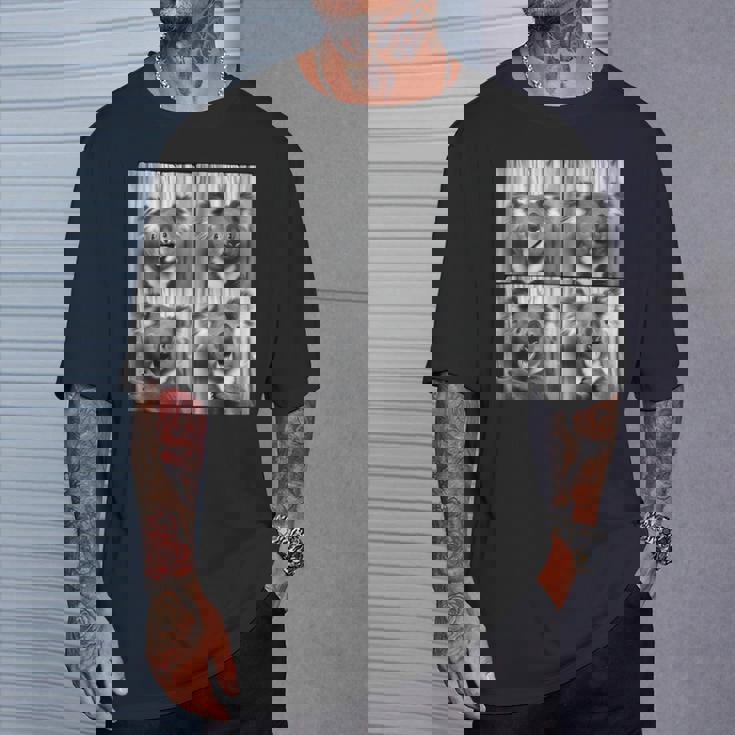 おもしろコアラ顔笑いコアラ動物写真かわいいコアラ Tシャツ 彼への贈り物