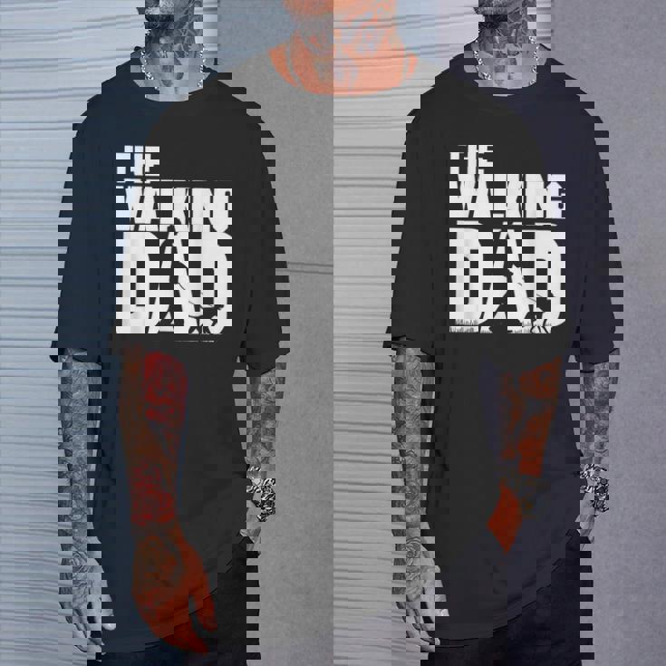 お散歩 お父さん おもしろい 犬 散歩 お父さん ギフト 父の日 Tシャツ 彼への贈り物