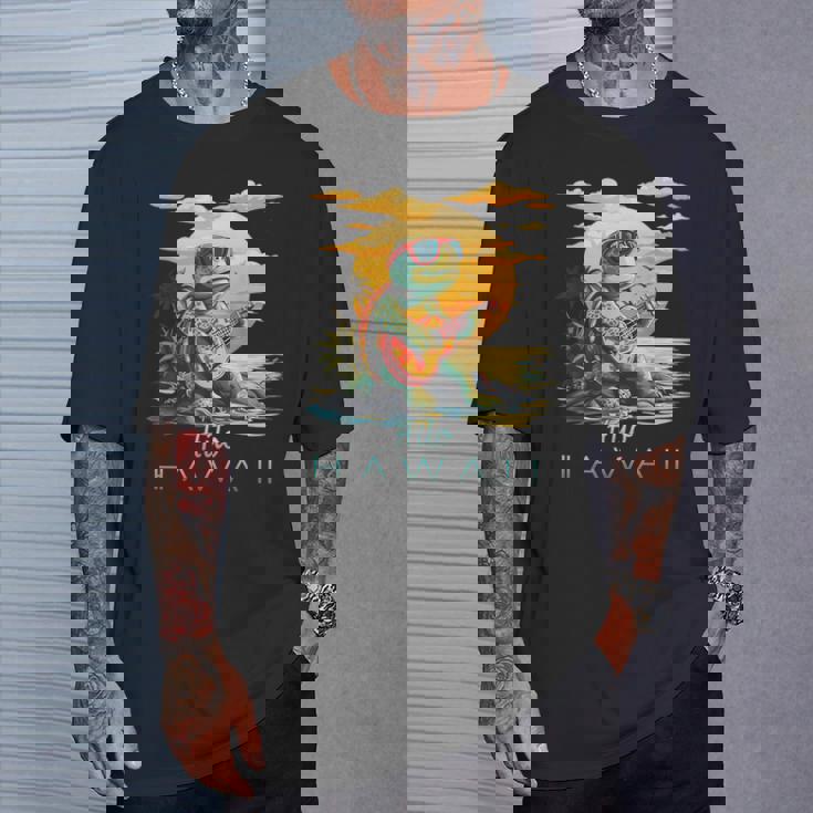 かわいい トロピカル ヒロ ハワイ ウミガメ お土産 Tシャツ 彼への贈り物