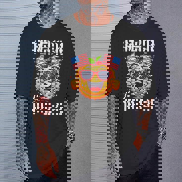 かわいいアメリカンアップルパイシャツ メンズ レディース キッズ Tシャツ 彼への贈り物