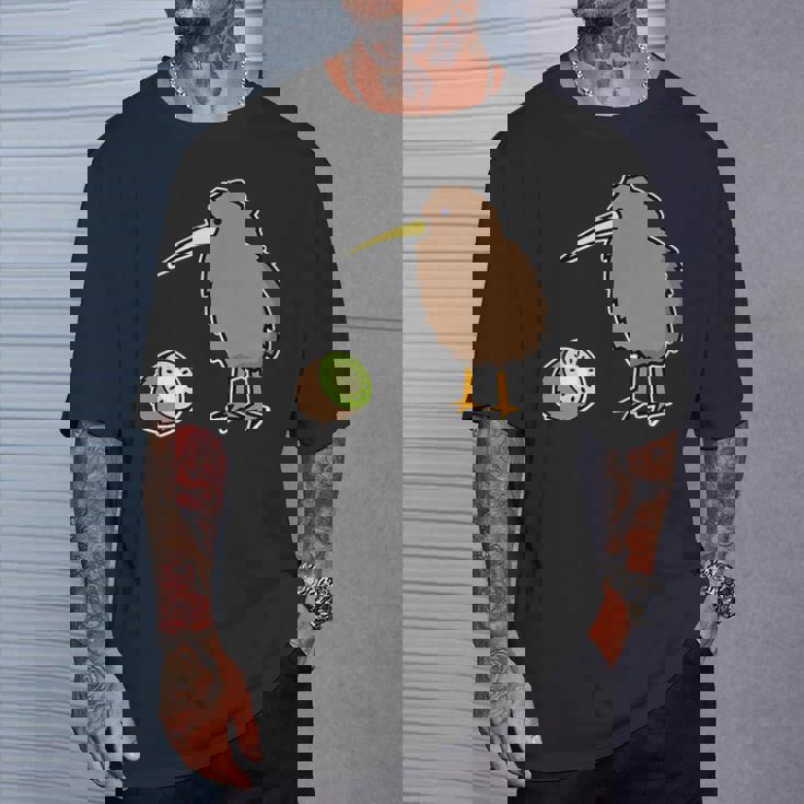 かわいいキウイの鳥と果物 ニュージーランド Tシャツ 彼への贈り物