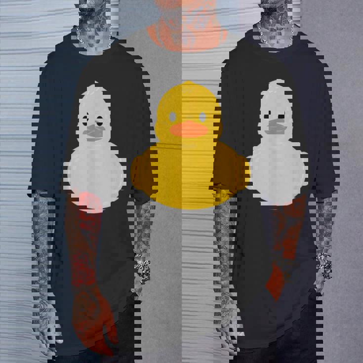 かわいいゴム製アヒルのアヒル Tシャツ 彼への贈り物