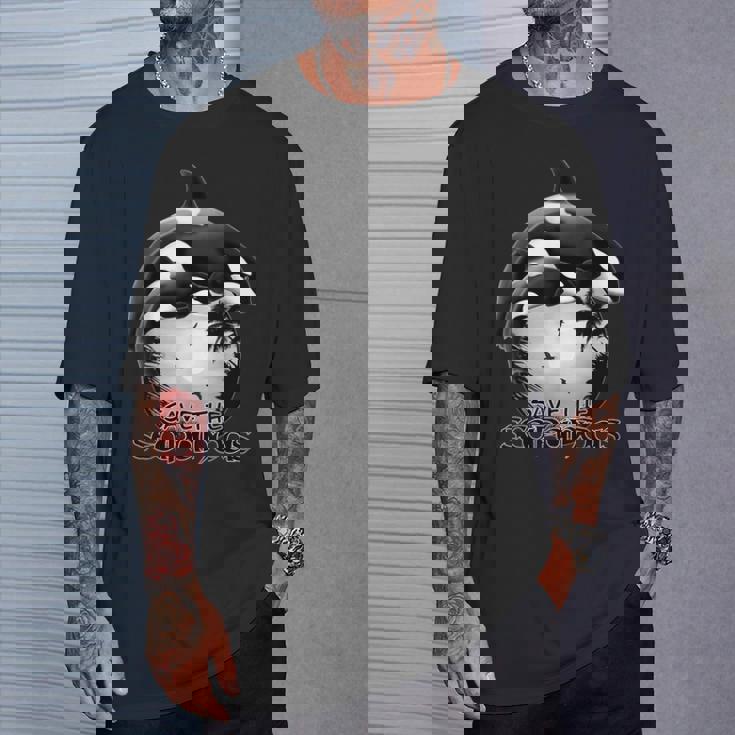 かわいいシャチサモアポリネシア Tシャツ 彼への贈り物