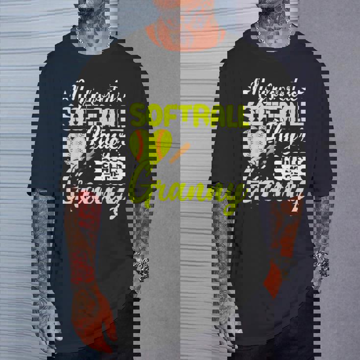 かわいいソフトボール グラニー スポーツ チームプレーヤー Tシャツ 彼への贈り物