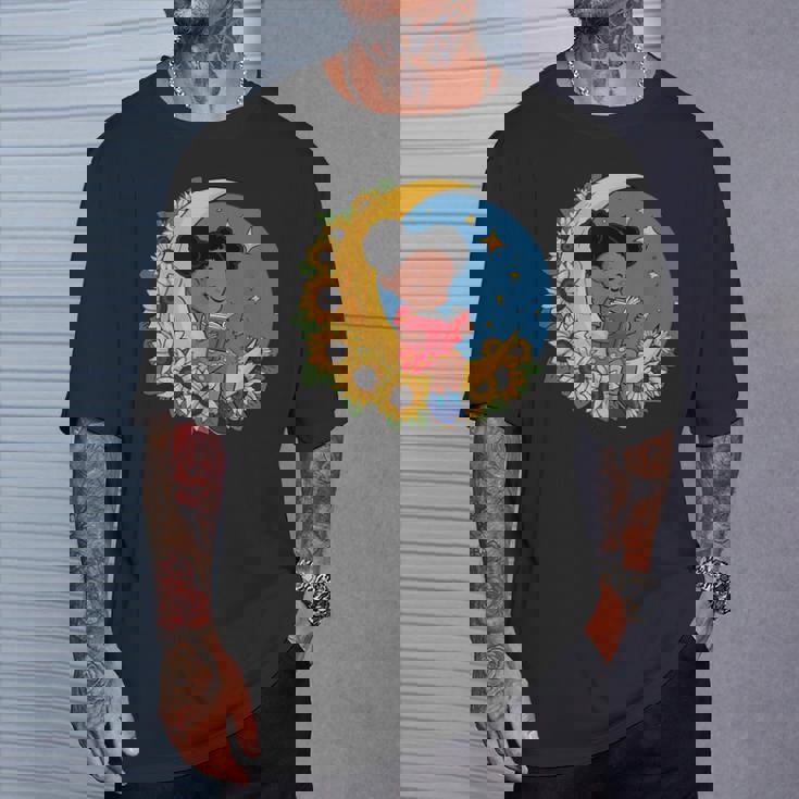 かわいいトップアフリカ系アメリカ人の黒人の女の子 Tシャツ 彼への贈り物