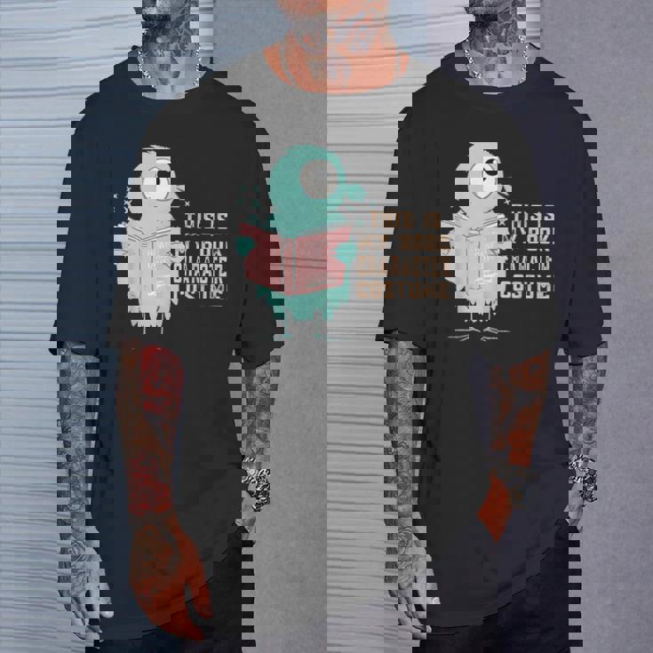 かわいいピジョン This Is My Book キャラクターコスチューム 読書用 Tシャツ 彼への贈り物