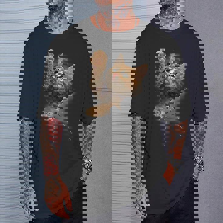 かわいい猫風 Tシャツ 彼への贈り物