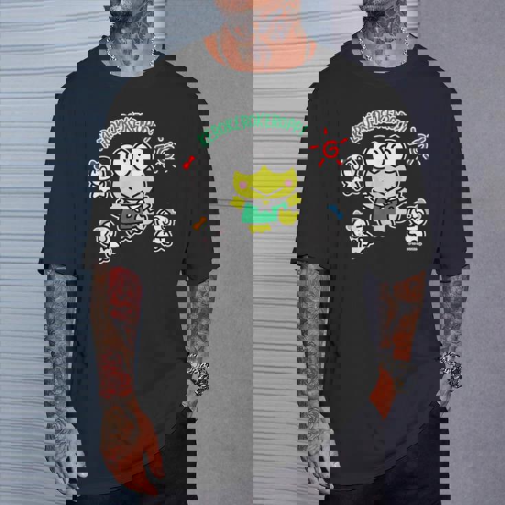 けろけろけろっぴ てるてるぼうず ダークカラー Tシャツ 彼への贈り物