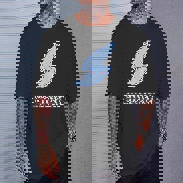 さどくんadokun 佐渡島【非公式 キャラクター】佐渡ヶ島 お土産かわいい 地図 面白 Tシャツ 彼への贈り物