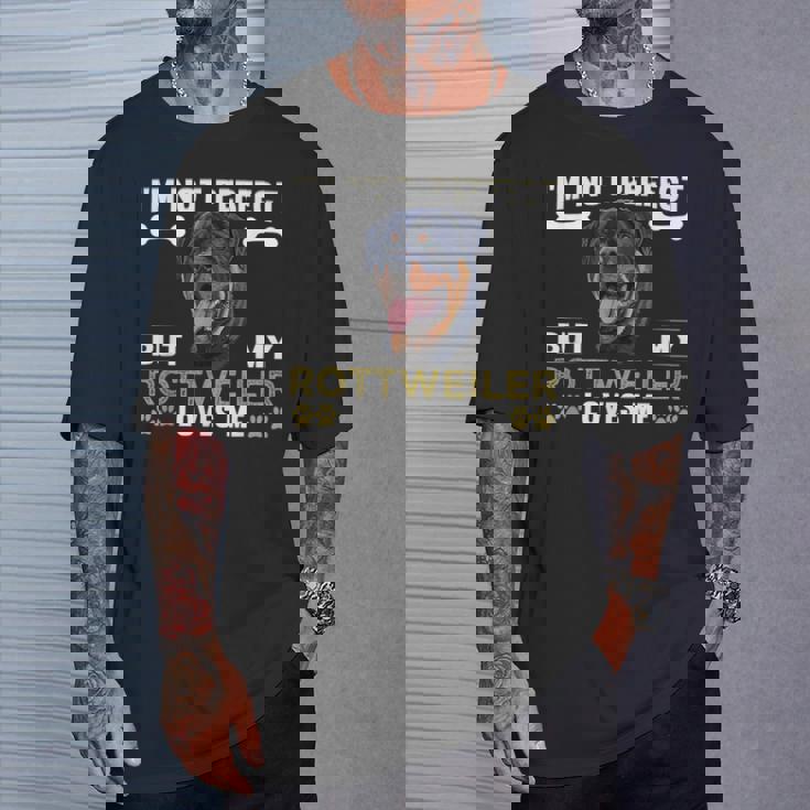 しかし、私のロットワイラーは私を愛している 犬の恋人 ロットワイラー Tシャツ 彼への贈り物