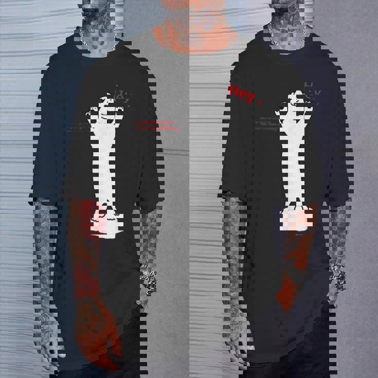 しろくま 北極クマ くま 流氷 動物 エコバック オリジナルデザイン 手描き イラスト ロゴプリント かわいい おもしろ Tシャツ 彼への贈り物