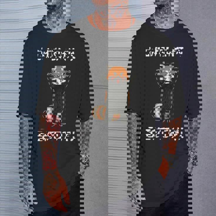 じゅげむじゅげむ五秒でブチギレ ネタ 落語 言い間違い もじり ジョーク ギャグ ツッコミ レッサーパンダ おもしろ Tシャツ 彼への贈り物