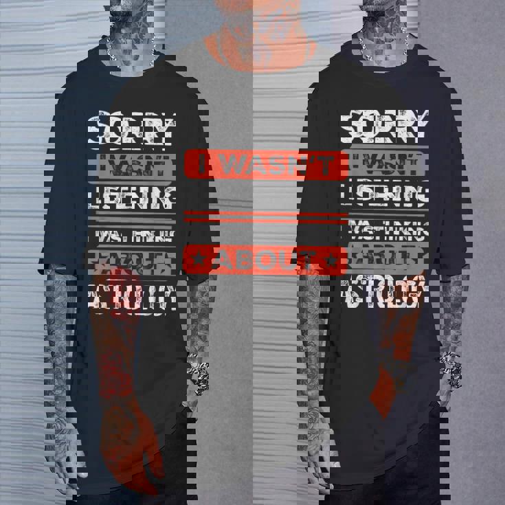 すみません、おもしろ占星術を聞いていませんでした Tシャツ 彼への贈り物