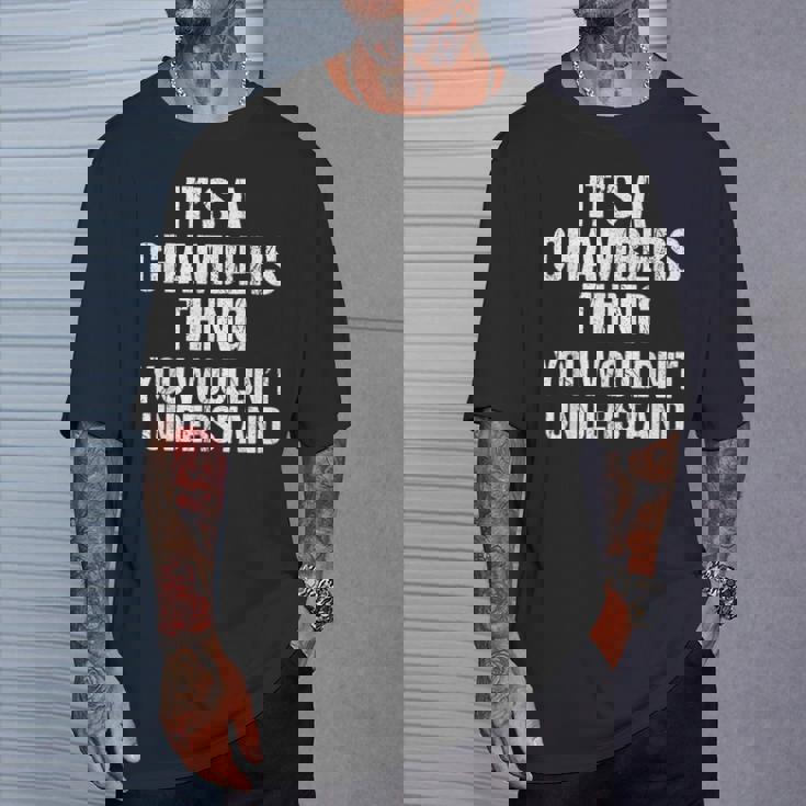 それは商工会議所のことだ（君には分からないだろう）-Chambers Tシャツ 彼への贈り物