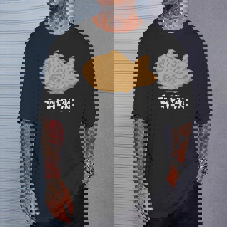 たい焼き 鯛焼き タイヤキ イラスト 和菓子 かわいい 簡単 おもしろ Tシャツ 彼への贈り物