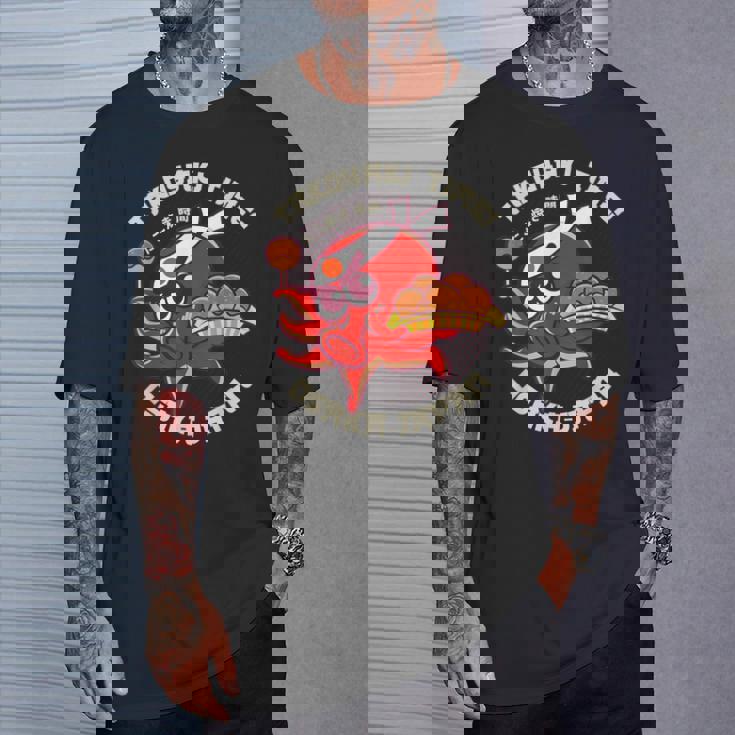 たこ焼きタイム 大阪 日本 タコスナック たこ焼き Tシャツ 彼への贈り物