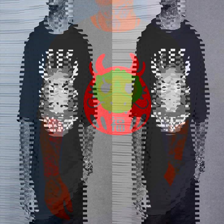 だるま、Daruma Year Of The Dragon、辰年、だるま Tシャツ 彼への贈り物