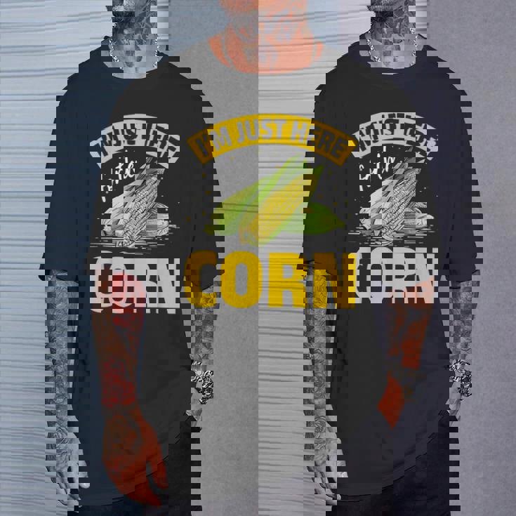 とうもろこし野菜 とうもろこし Tシャツ 彼への贈り物